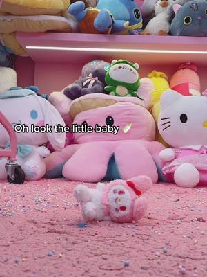 A post by @stuffed_zone on TikTok caption: Watch til end 🥳#fypシ #fyp #funny #plushtoyshop #plushtoy #plushies #bigplush #thelittlebaby #fun 