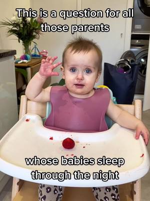 A post by @babycoco.mama on TikTok caption: And what is your secret? And where can I buy it? 😂😭 #sleepregression #firsttimemom #sleepdeprived #babytok #funny #angrybabies #MomsofTikTok #babiesoftiktok #sleeptraining 