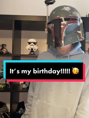 A post by @jpbricks on TikTok caption: Btw I got this hoodie as a present from my gf, I mean how cute is that 😍 #lego #birthday #fypシ #jpbricks #bobafett #bday #17 #🥳 