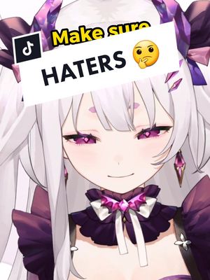 A post by @rhovtuber on TikTok caption: Believe in me who believes in you...someone wise said that! 🤔  #vtuber #envtuber #hatersgonnahate #motivation #comedy #anime #selflove 