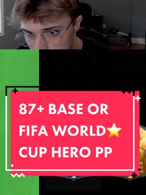 A post by @jagpapi_ on TikTok caption: WHAT DID YOU GUYS GET FROM THE 87+ BASE OR FIFA WORLD CUP HERO PP?🧐 #fifa #futurestars #fifaultimateteam #sbcreview #sbc #futheroes #futheropack #worldcuphero #voller #ljungberg #marquez #foryou 