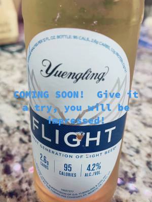 A post by @vemeking on TikTok caption: #newbeer #beer #flight #yuengling #nomoreultra #byebyemichelobe #amazing 