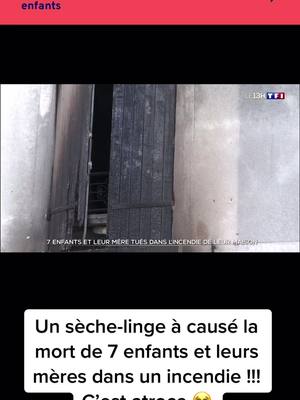 A post by @nelow___ on TikTok caption: Un sèche-linge à causé la mort de 7 enfants et leurs mères a cause d’un incendie a Charly-sur-marne dans le 02 c’est atroce ! Seule le père a pu s’en sortir mais grièvement brûlé ! #incendie #incendiecharlysurmarne #aisne02 #feux 