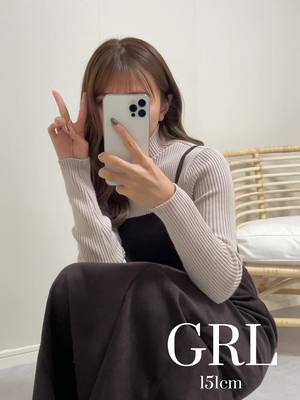 A post by @isochan89 on TikTok caption: GRLバレンタインコーデ🤎#grl #grl購入品 #grlコーデ #グレイル #低身長コーデ #春服 