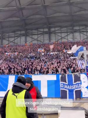 A post by @planete_om on TikTok caption: Le Volcan 🌋 #ompsg #marseille #om