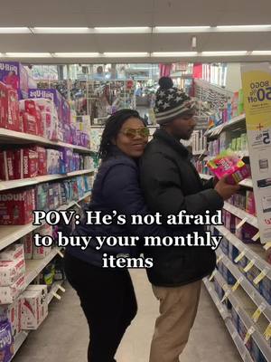 A post by @trillionairetre_ on TikTok caption: He’s the real deal ☺️❤️ #OneInAMillion #Trevonia #Comedy #Actress #Aaliyah #Husband #Tampons #Pads #PeriodEssentials #BlackLove #HappyBlackHistoryMonth