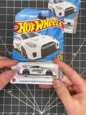 A post by @164luke on TikTok caption: Twin LBWK Nissan GTR R35 Customs Part 1/2 #asmr #chillvibes #relaxing #hotwheels #customhotwheels #customdiecast #lofi #relax #satisfying #nissangtr #r35gtr #hotwheelscollections #diecast #hobby 