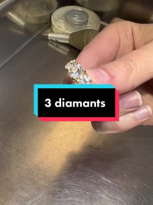 A post by @nagoyaparis on TikTok caption: 3 diamants pour le prix d’1 !!(pas vraiment)  #diamants #diamant #bague #sertissage #ring #bijou #bijoux #fabrication #DIY #nagoya 