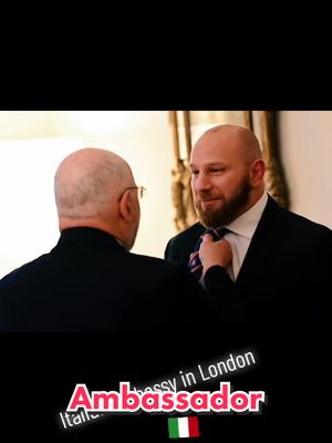 A post by @leoghira on TikTok caption: #sixnationsrugby  #ambassador #federugby #sixnations #embassy  