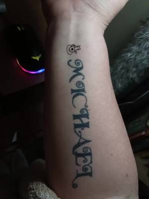 A post by @deep.blue.heart on TikTok caption: #newtattoo #tattoo #Love #kid #name #nametattoo #tattooname  New Tattoo idea? YES!!!!