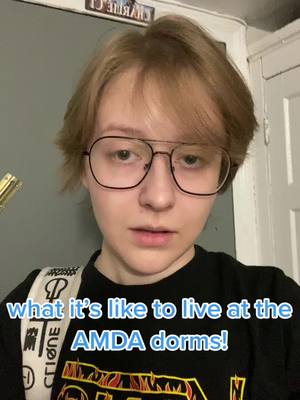 A post by @charlie.m.wegner on TikTok caption: just a quick vlog of amda life! #amda #amdanyc #nyc #nyccollege #amdacollege #americanmusicalanddramaticacademy