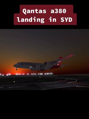 A post by @aa_avgeek on TikTok caption: Rate it? #fyp #foryou #foryoupage #aviation #avgeek #aviation4u #aviationsimulators2021 #plane #syd #airplane #qantas #airline #airport @qantas #landing #sound #trend #landing #nice #smooth #rateit #shaddowbanned 