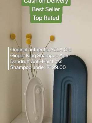 A post by @xien_paula on TikTok caption: Original authentic AZLA Old Ginger King Shampoo Anti-Dandruff Anti-Hair Loss Shampoo under ₱199.00