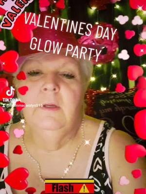 A post by @carolynmwelch58 on TikTok caption: #Valentinesdayparty #GLOW #PARTY #MUSIC #fyp #dance #GTI #therabbithole01 #Therabbithole02 #Tiktokmomma #mommacarolyn515 #Grow.with.Anita #anitaemerson2023  #Laughing #foryoupage 