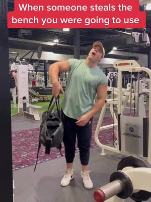 A post by @andrew.schmidtness on TikTok caption: You know what i mean if u hit chest on Mondays #stolenbench #internationalchestday #wraparound 