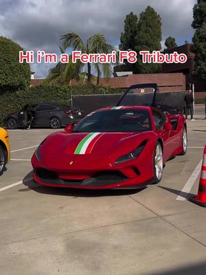 A post by @thegreenbergcollection on TikTok caption: SVJ>>> #ferrari #ferrarif8 #ferrarif8tributo #didntask #lambo #lamborghini #lamborghinisvj #svj #svjoverf8 #car #cars #carsoftiktok #DanceWithTurboTax #red #black #carhub 