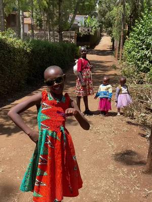 A post by @mathildeandrosa on TikTok caption: Staying at Dreams Children’s home for 6 weeks here in Kenya⭐️ sundays har dress-up days for church🩰 