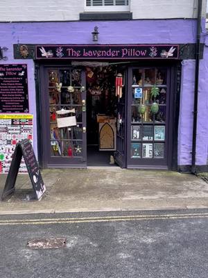 A post by @thelavenderpillow on TikTok caption: Welcome to the Lavender Pillow. Wiccan supplies and gifts #Wiccan #gifts #LavenderPillow