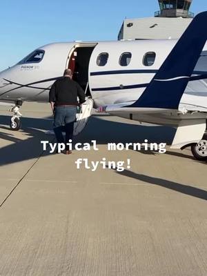 A post by @frederick on TikTok caption: Typical morning flight.  #phenom300 #flyingprivate #camarillo #lawyersoftiktok #fredpenney #embraerstories 