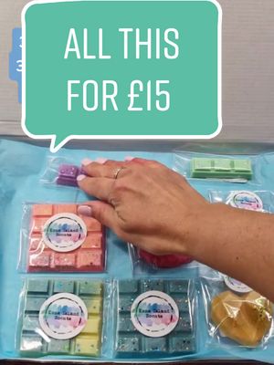 A post by @kona_island_scents on TikTok caption: #waxmeltsuk #ukwaxmelts #waxmeltmysterybox  #waxmeltbargain #snapbarsuk #waxmeltsoftiktok #ukwaxmeltseller #ukwaxmeltmaker  #waxmeltobsesseduk #packanorder #packinganorderwithme #orderpacking #ordernow