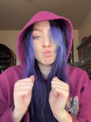 A post by @a.leah.marie on TikTok caption: This audio speaks the truth. No time for giving anybody extra chances either, man #coloredhair#fy#fyp#thatboysaliar  