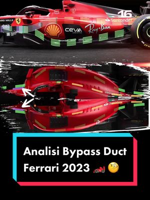 A post by @si.tratta.di.capire on TikTok caption: A cosa servono davvero i “bypass duct” sulla nuova #ferrari ? 🤔🏎️ #f1 #formula1 #f1italia #f1italy #formula1ita #f1ita #tiktokmotori #ferrarif1 #charlesleclerc #carlossainz #f12023  #PepsiApplePieChallenge 