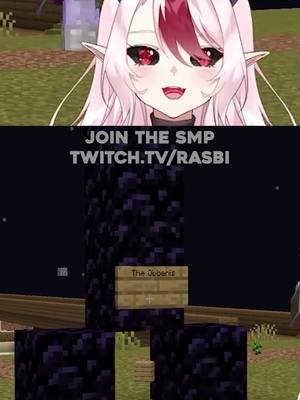 A post by @rasbi on TikTok caption: this minecraft smp is a bit sus 🤨 #Minecraft #minecraftsmp #smp #mcyt #fyp #vtuber #vtuberclips 