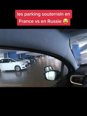 A post by @russe_tik on TikTok caption: France vs Russie #russia #france #humour2023 #parking #fypシ 