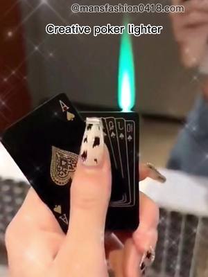 A post by @lighter300 on TikTok caption: Here comes the poker lighter😉#foryou #lighter #poker 