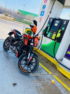 A post by @morganiniestra0 on TikTok caption: #parati #viral #ktm #duke200