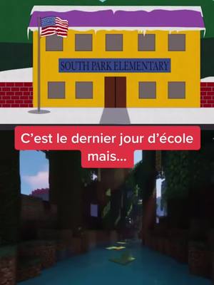 A post by @fyp.redif on TikTok caption: Le dernier jour d’école #southpark #southparkfr #cartman #ecole #southparkbestclips #Minecraft #southpark🔥 #school 