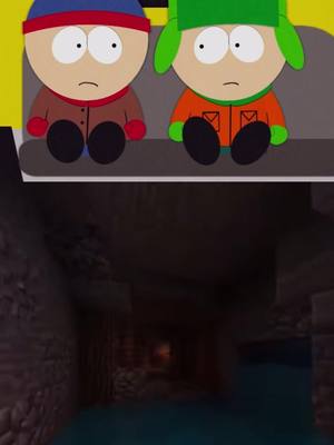 A post by @fyp.redif on TikTok caption: Réponse à @Valérian_glrd le bus de l’école de South Park est au bord du vide #southpark #southparkfr #cartman #ecole #bus #southparkbestclips #Minecraft #southpark🔥 #Flashback #school 