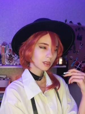 A post by @dennianse_cos on TikTok caption: мой тгк: dennianse_tg #bsd #chuya #bsdcosplay #bungoustraydogs #chuyacosplay #foryou #foryoupage #fypシ #фандомбсд 