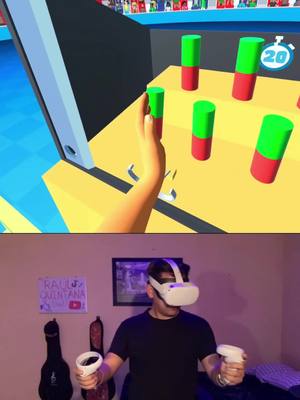 A post by @raulquintanauwu on TikTok caption: Me quedo sin manos :C ( pt.7 ) #handlessshow #oculusquest2 #realidadvirtual #fakesituation