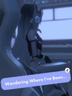 A post by @maixhuvt on TikTok caption: Hi it's been awhile since I've been here. Been debating about my tiktok for quite a while and still wanna try and keep it going, might try something new along the way, will you join me on this journey?   #vrchat #vrchatavatars #fullbodytracking #vrchatmoments #break #vrchatcommunity #twitch 