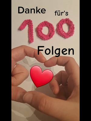 A post by @nannihannibugsbunny on TikTok caption: Dankeschön ❤️ #100follower #Capcut #häkeln #selfmade #Hobby #wolle #stolz #ichliebes #chrochet #wool #selbergemacht #herzdalassen #fyp #fy