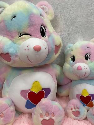 A post by @oysoysgo on TikTok caption: #fyp #british #tiktokmademebuyit #plushtoys #stuffed #carebears❤️🧸 