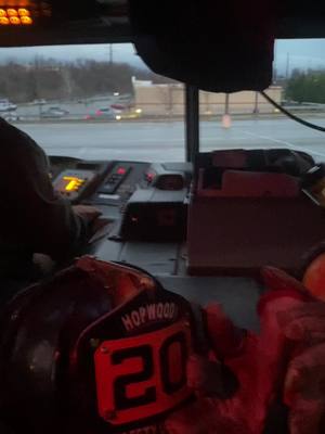 A post by @mcshane.william on TikTok caption: 20 engine 1 and 43 engine 1 responding to a MVA with entrapment #hopwoodgold #hopwood1 #herewecome #theyhateusbecausetheyaintus