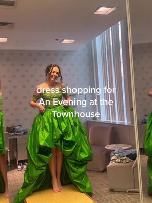 A post by @bookishevents on TikTok caption: Say yes to the dress ✨ Looking for the perfect dress for the ball, means champagne and everything that sparkles ✨ Grab your tickets to An Evening at the Townhouse so we can all dress up in fantasy gowns for an unforgettable night. #starfallball #fantasyball #bookishevents  