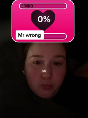 A post by @emma_aintnosalad on TikTok caption: 🗣️😭🤮 #fyp #heartbroken #mrwrong #lovecalculator this is sick