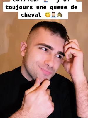 A post by @thony_grey on TikTok caption: Je vais au coiffeur chaque semaine et malgré ça je garde toujours ma queue de cheval 💇🏻‍♂️🤔🤷🏻‍♂️🐴 #pourtoi #porti #pt #foryou #foru #lgbt #cheval #parati #pati #foryourpage #trending 