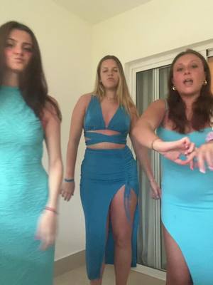 A post by @oliviaastern on TikTok caption: GALS IN BLUE