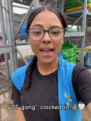 A post by @lil._liyah0 on TikTok caption: Promise y’all we are ALWAYS together at work 😭 “double trouble gang” . they love us at walmat @symonecam #fyp #foryourpage #working #walmart