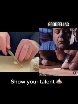 A post by @bestmoviesclips1 on TikTok caption: #duet with @Mr Barbar #foryoupage #goodfellas #garlic #challenge 