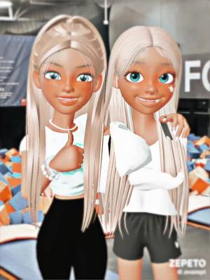 A post by @zepteva on TikTok caption: trampoline park w @luvx.dylannn 🫶 #evazept #zepeto #preppy 