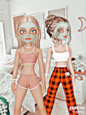 A post by @zepteva on TikTok caption: why does the audio kind of fit…? 😭anyways skincare w @breszept !! 🫶 #evazept #zepeto #preppy 