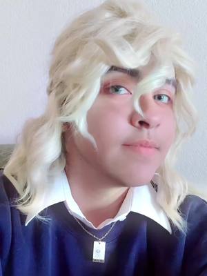 A post by @mtkynthos on TikTok caption: Just a little test with wig and makeup. Wanna guess who? ✨ #GenshinImpact #genshinimpactcosplay #genshin 