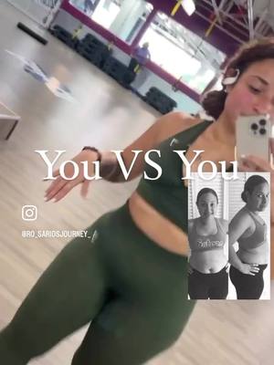 A post by @ro_sariosjourney_ on TikTok caption: I BEAT ME 💪🏽👏🏽. YOU VS YOU 