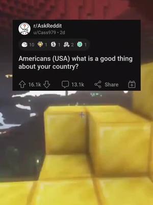 A post by @reddition on TikTok caption: Americans what is a good thing about your country? Leave a comment #usa #reddit #askreddit #america #reddit 