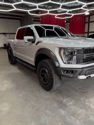 A post by @blakeb4_3 on TikTok caption: **explicit** My new toy all Tinted Up and Ceramic Coated! #fordraptor #ford #raptor #F150 #fordtough 😎